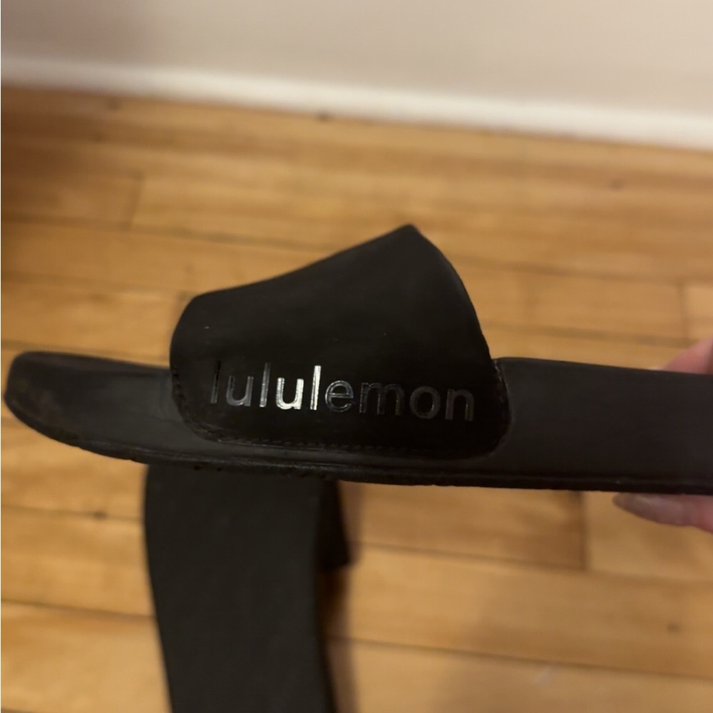 Lululemon Black Slides